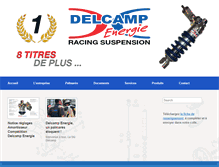 Tablet Screenshot of delcamp-energie.fr